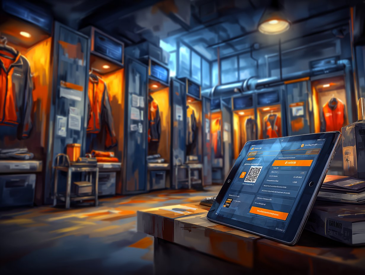 System zarządzania narzędziami z RFID dla wielu magazynów